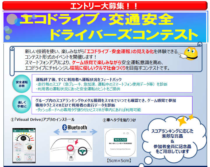 【2022年7月1日(金)～2022年8月31日(水)開催】エコドライブ・交通安全ドライバーズコンテストのご案内