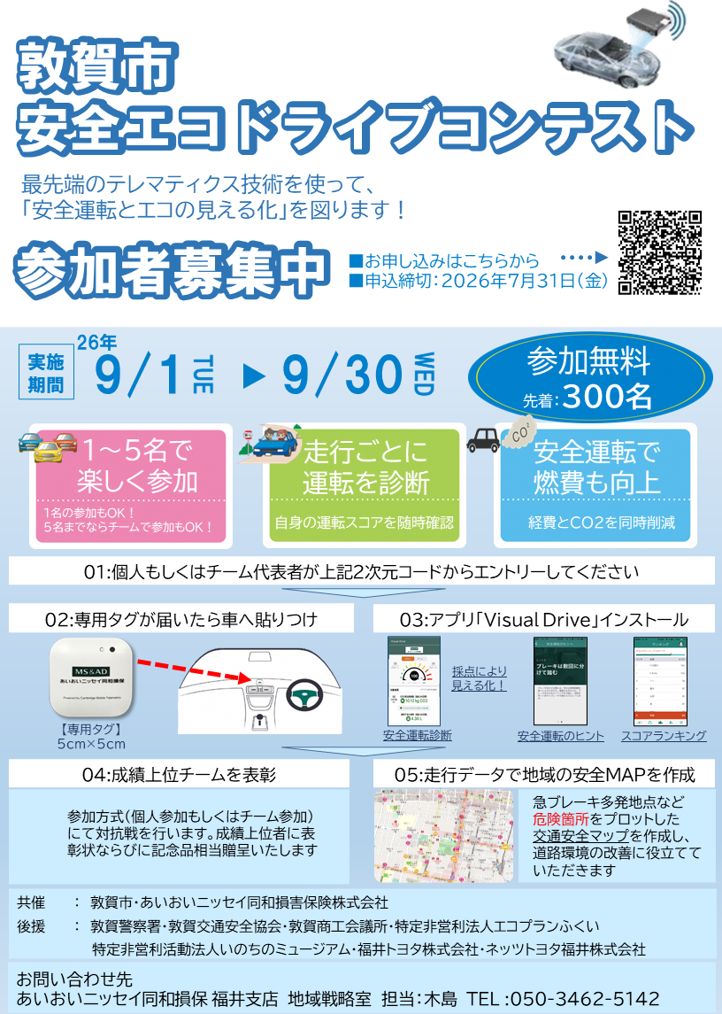 敦賀市  安全エコドライブコンテスト