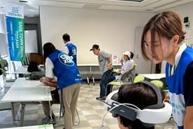 自転車ながらスマホＶＲ体験会を開催しました！！