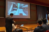 富山市内の高校で交通安全教室を開催しました