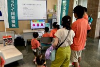 富山市で開催されたＷＣＢＦ親子野球体験教室に運転技能向上トレーニング（脳トレ）で出店しました。