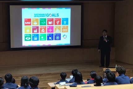 射水市「中学校でＳＤＧｓ講座」を開催しました